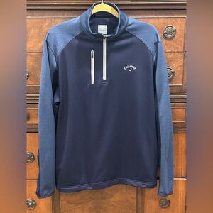 Men’s Callaway Golf 1/4 Zip Fleece Pullover Size M